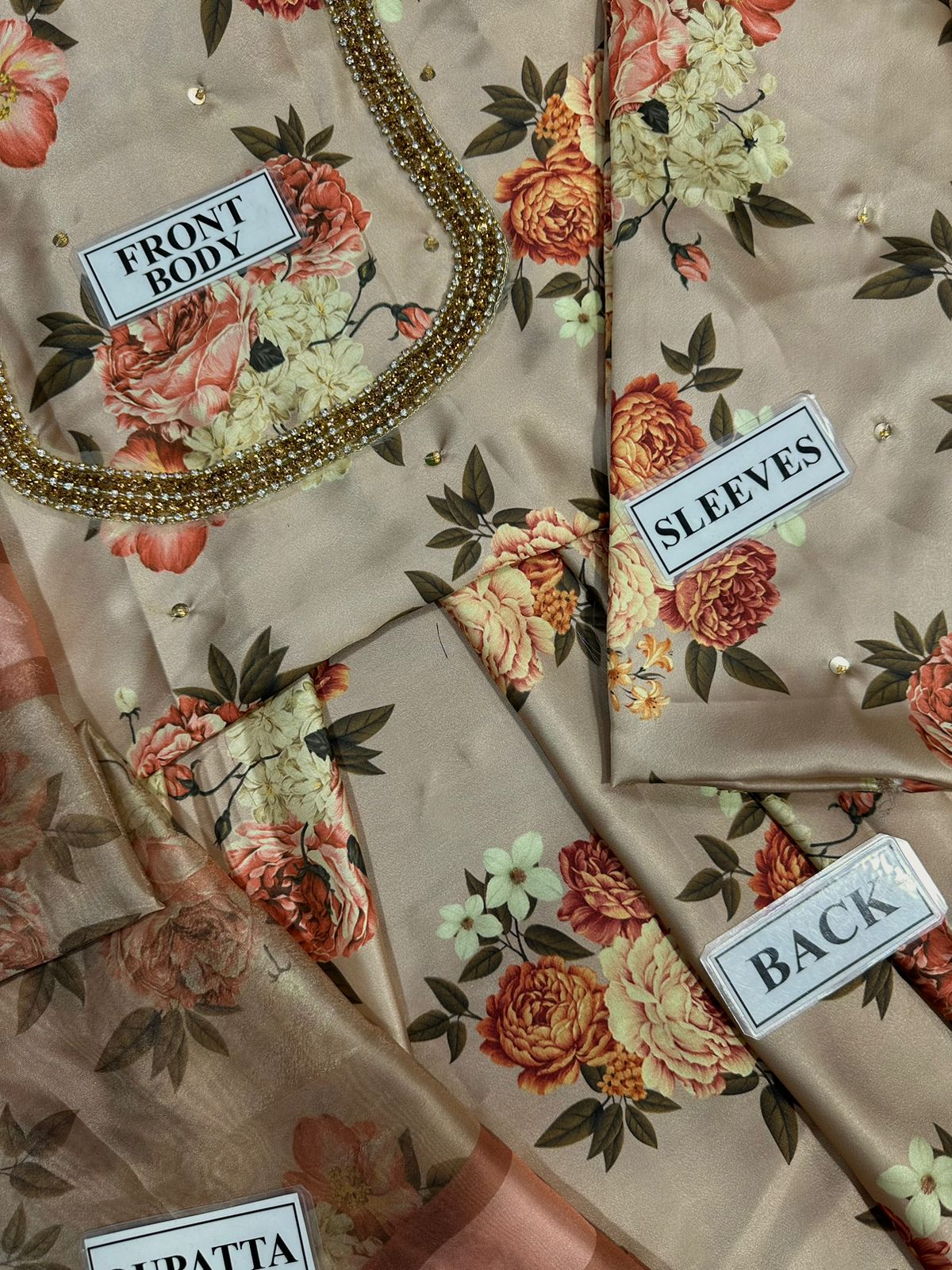 LULUSAR LUXURY DIGITAL PRINTED SHAMOS SILK - 3 PC UNSTITCHED