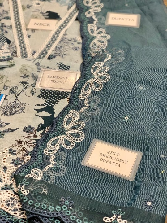 IMAGE PRINT KARI EMBROIDERED LAWN - 3 PC UNSTITCHED