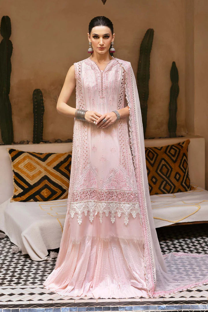 MARIA B LUXURY CHIKANKARI EMBROIDERED LAWN - 3 PC UNSTITCHED