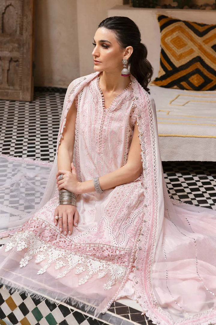 MARIA B LUXURY CHIKANKARI EMBROIDERED LAWN - 3 PC UNSTITCHED