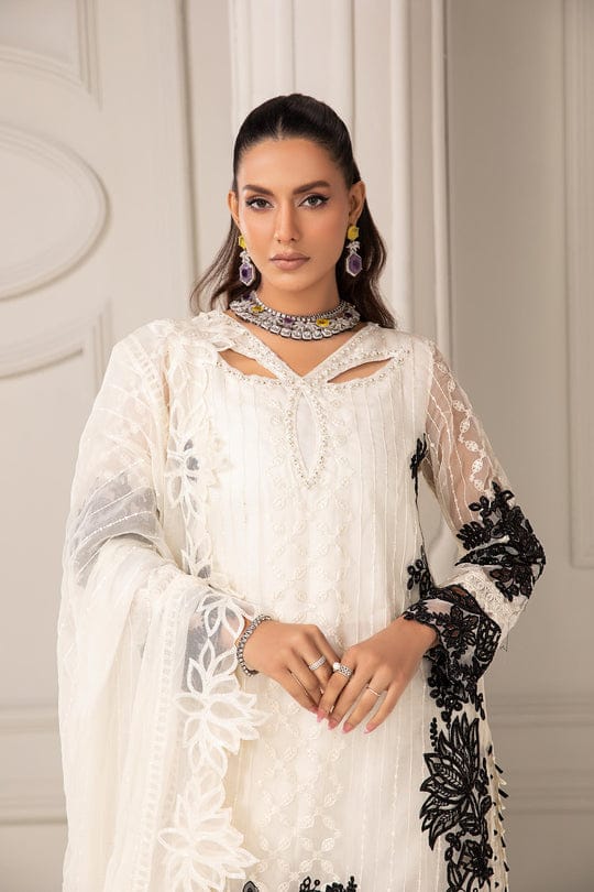 MARIA B LUXURY EMBROIDERED ORGANZA - WEDDING COLLECTION - 3 PC UNSTITCHED