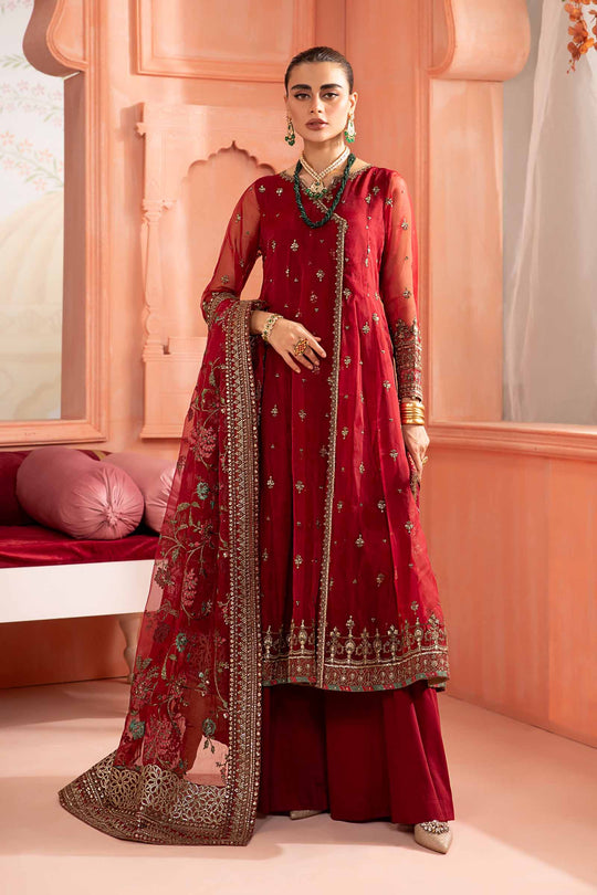 MARIA B LUXURY WEDDING EMBROIDERED ORGANZA - 3 PC UNSTITCHED