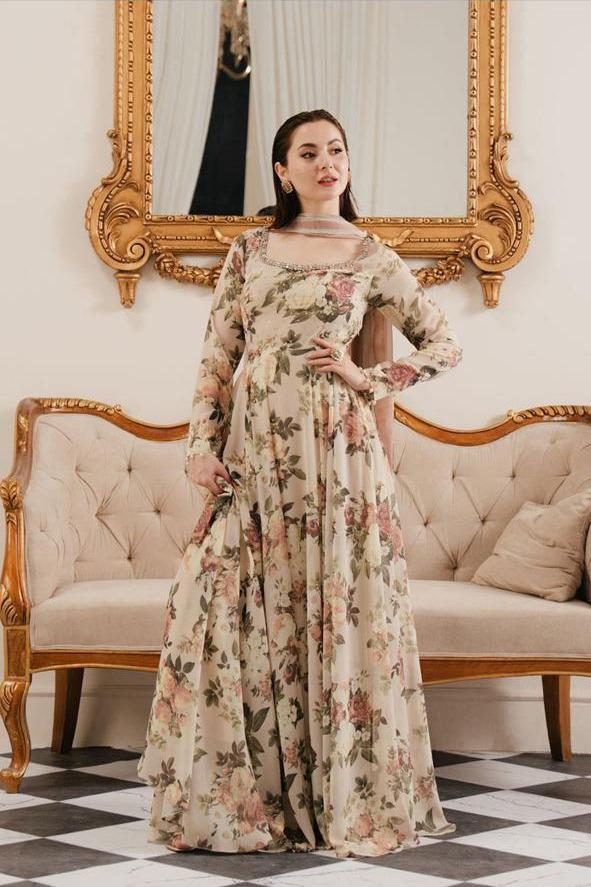 LULUSAR LUXURY DIGITAL PRINTED SHAMOS SILK - 3 PC UNSTITCHED