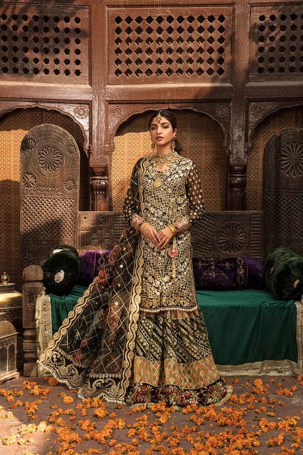 CRIMSON X SAIRA SHAKIRA LUXURY EMBROIDERED CUTWORK ORGANZA 3 PC UNSTITCHED WEDDING COLLECTION