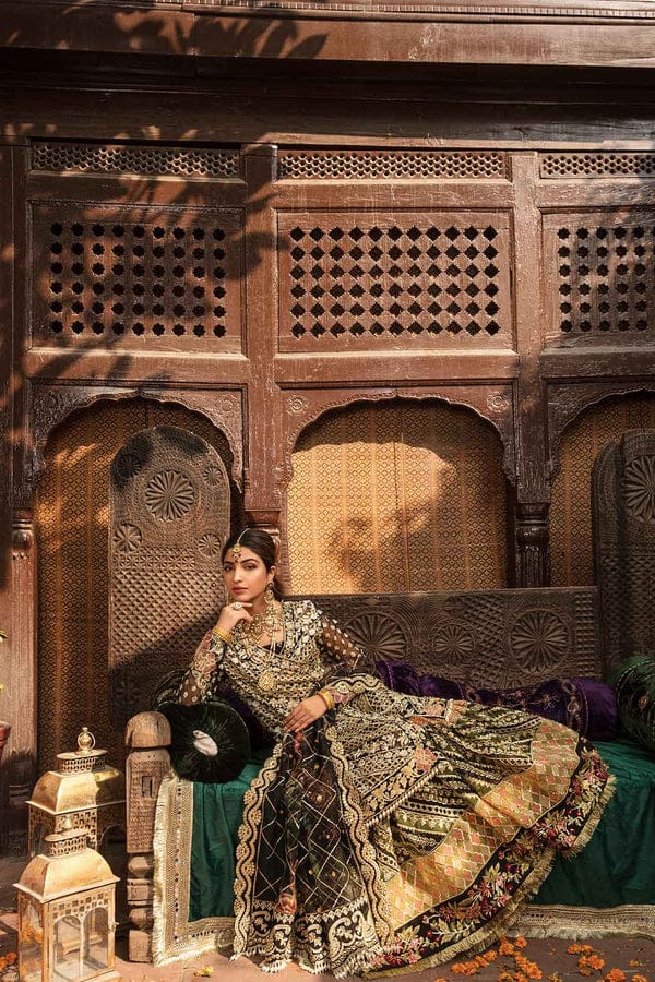 CRIMSON X SAIRA SHAKIRA LUXURY EMBROIDERED CUTWORK ORGANZA 3 PC UNSTITCHED WEDDING COLLECTION