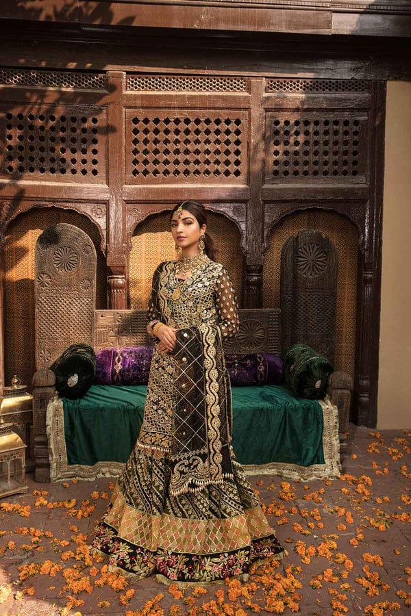 CRIMSON X SAIRA SHAKIRA LUXURY EMBROIDERED CUTWORK ORGANZA 3 PC UNSTITCHED WEDDING COLLECTION