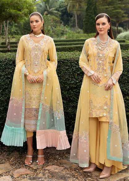 RAMSHA LUXURY CHIKANKARI EMBROIDERED 3 - PC UNSTITCHED