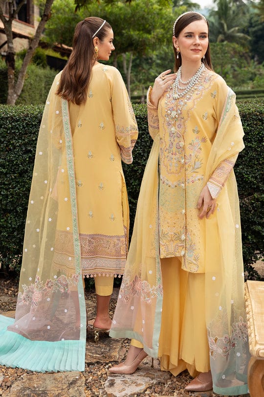 RAMSHA LUXURY CHIKANKARI EMBROIDERED 3 - PC UNSTITCHED