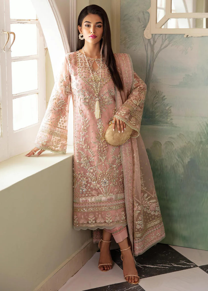 GULAAL LUXURY WEDDING EMBROIDERED ORGANZA - 3 PC UNSTITCHED