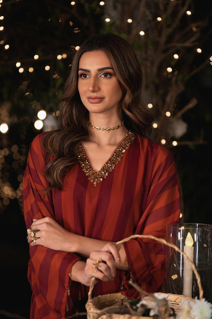 LULUSAR LUXURY DIGITAL PRINTED EMBROIDERED SILK - 3 PC UNSTITCHED