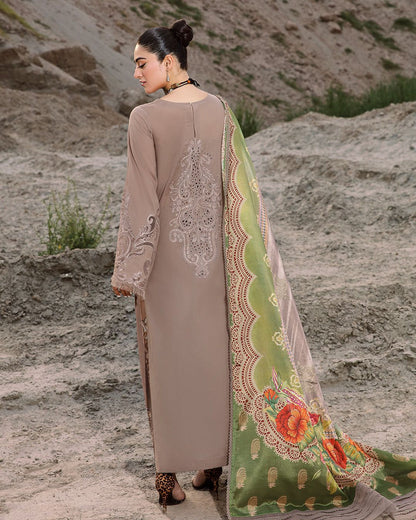 BIN ILYAS LUXURY FESTIVE CHIKANKARI EMBROIDERED LAWN - 3 PC UNSTITCHED