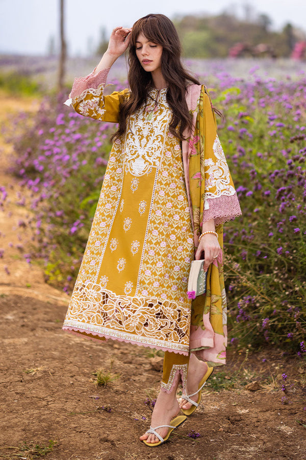 MUSHQ LUXURY CHIKANKARI EMBROIDERED LAWN - 3 PC UNSTITCHED