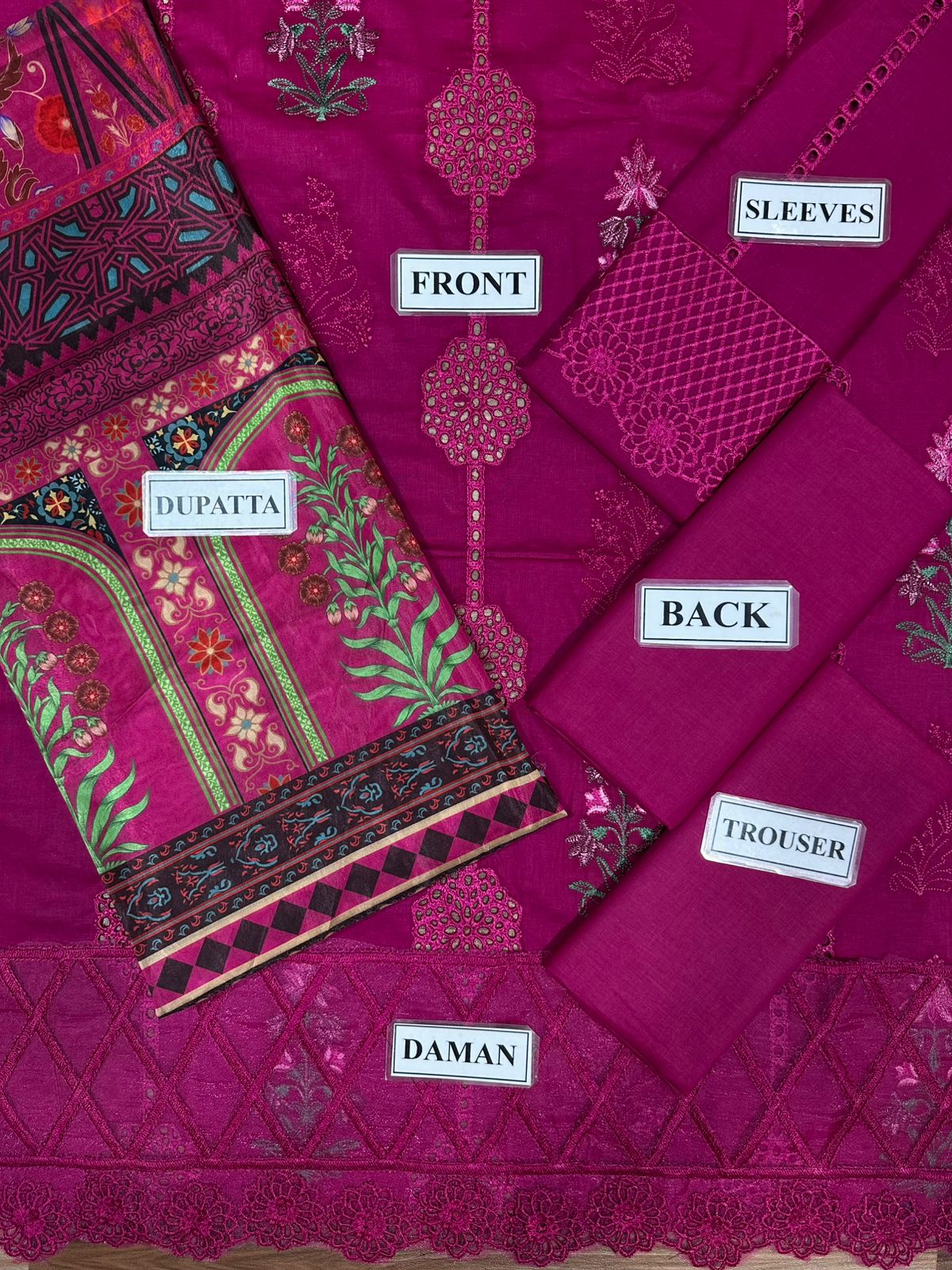 MARIA B FORMALS CUTWORK EMBROIDERED LAWN - 3 PC UNSTITCHED