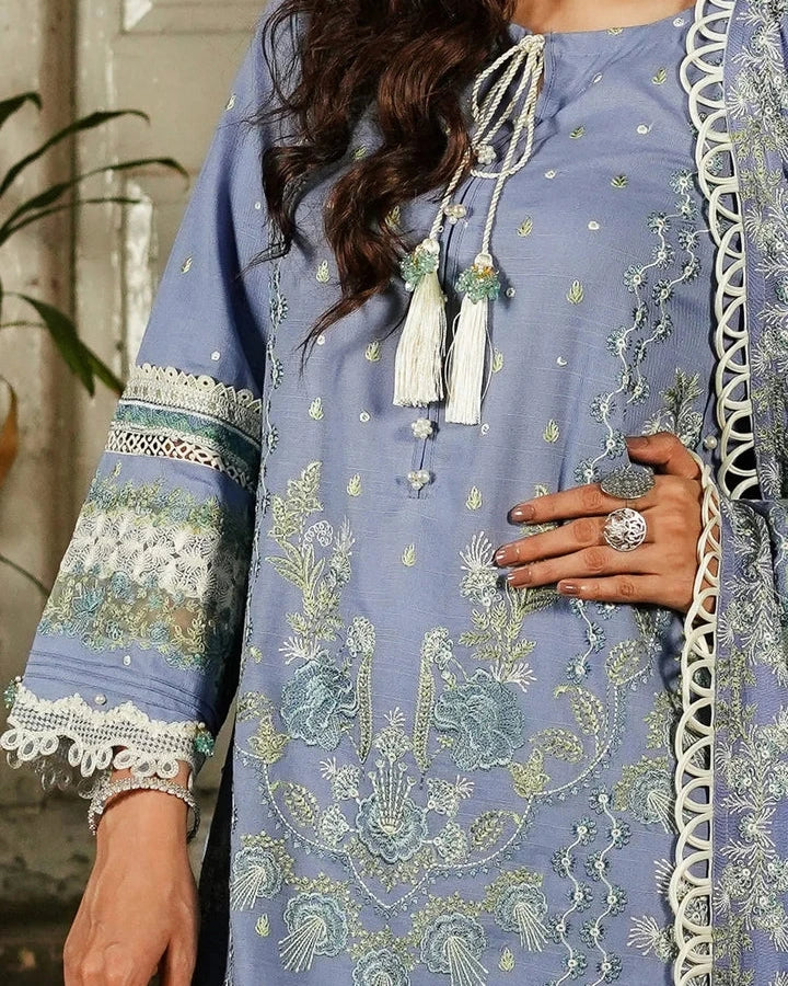 ELAF PREMIUM LUXURY EMBROIDERED LAWN - 3 PC UNSTITCHED