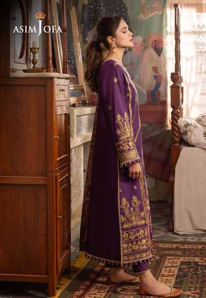ASIM JOFA LUXURY FORMALS EMBROIDERED LAWN - 3 PC UNSTITCHED