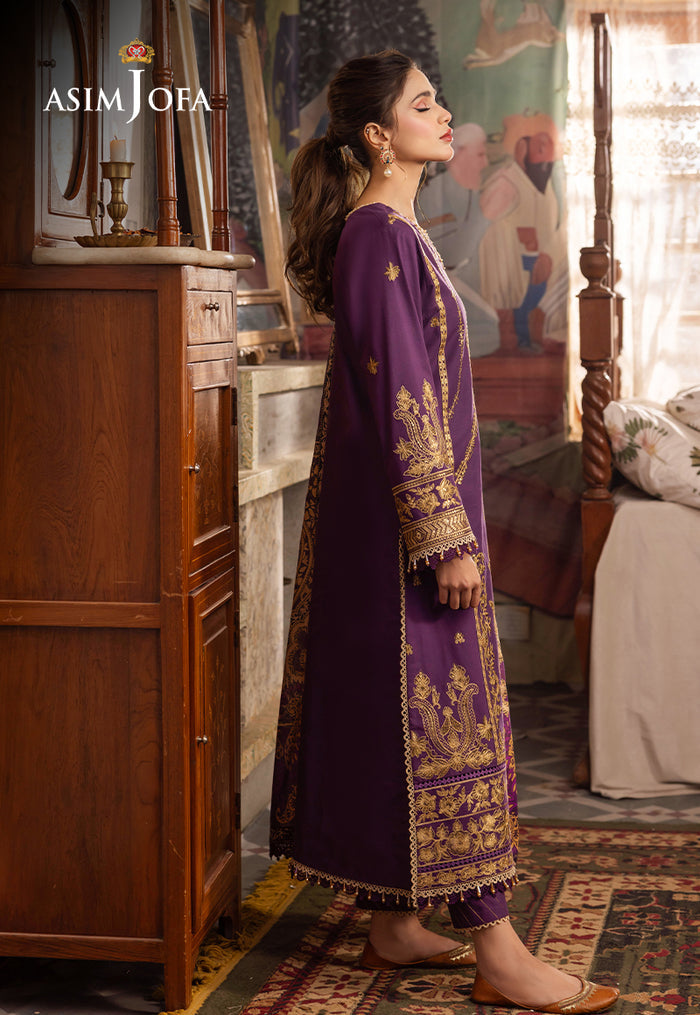 ASIM JOFA LUXURY FORMALS EMBROIDERED LAWN - 3 PC UNSTITCHED