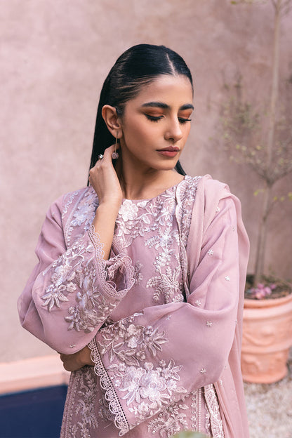 AZURE LUXURY WEDDING EMBROIDERED CHIFFON - 3 PC UNSTITCHED