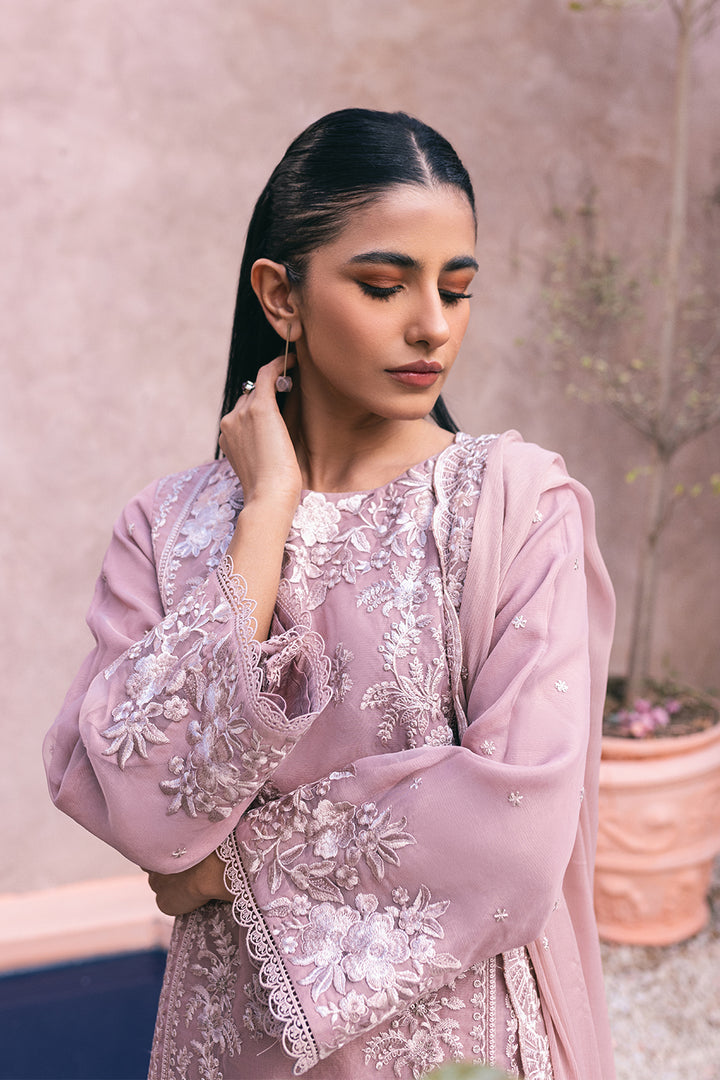 AZURE LUXURY WEDDING EMBROIDERED CHIFFON - 3 PC UNSTITCHED