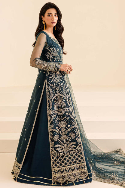 FARASHA LUXURY EMBROIDERED NET - 3 PC UNSTITCHED