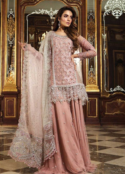 MARIA B LUXURY WEDDING EMBROIDERED ORGANZA - 3 PC UNSTITCHED