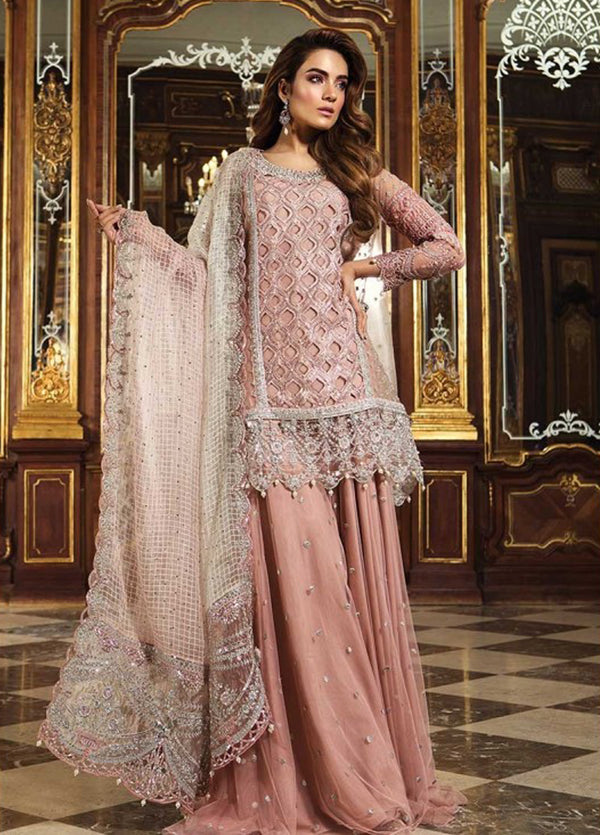 MARIA B LUXURY WEDDING EMBROIDERED ORGANZA - 3 PC UNSTITCHED