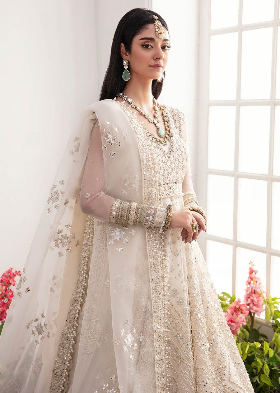 ZAHA LUXURY WEDDING EMBROIDERED ORGANZA MAXI - 3 PC UNSTITCHED