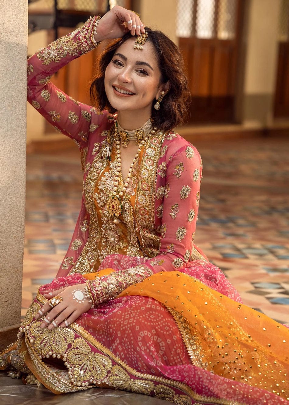 CRIMSON LUXURY EMBROIDERED CHIFFON - 3 PC UNSTITCHED