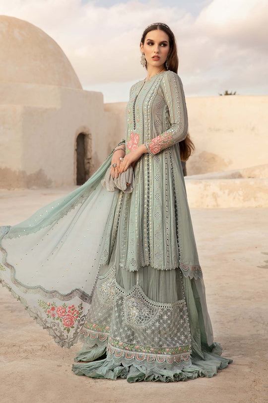 MARIA B LUXURY CHIKANKARI EMBROIDERED LAWN - 3 PC UNSTITCHED