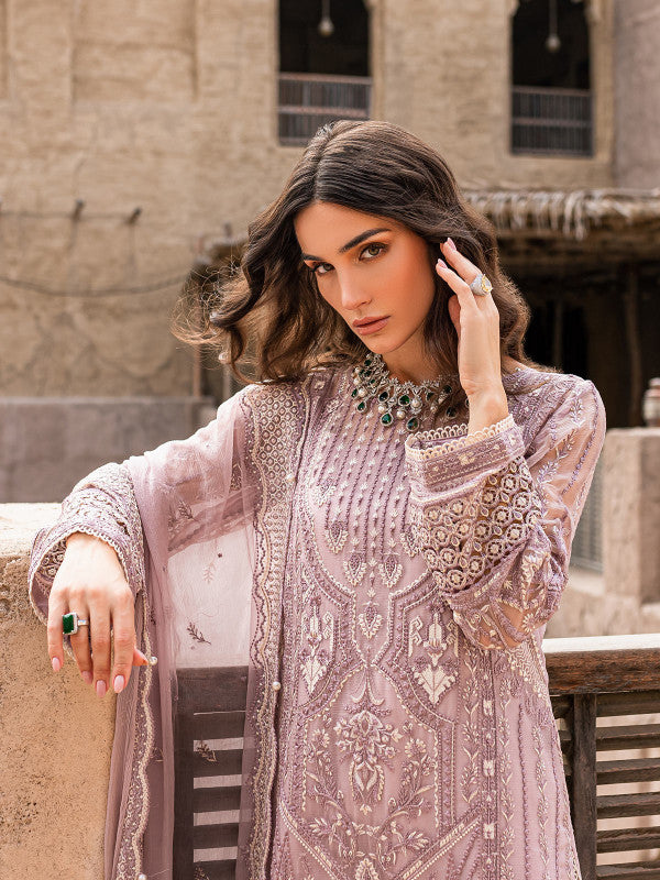 GULAAL LUXURY WEDDING EMBROIDERED ORGANZA - 3 PC UNSTITCHED