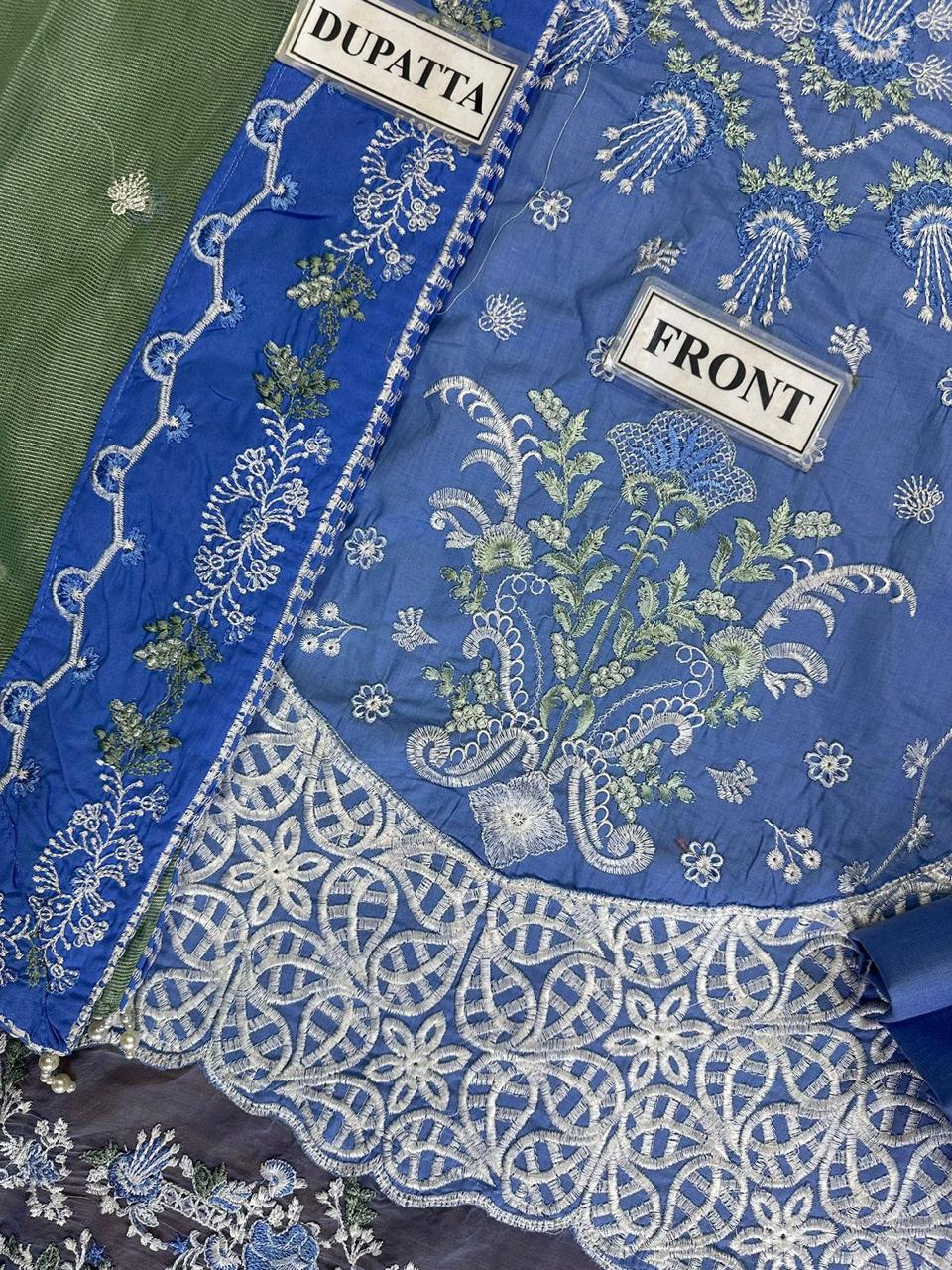 ELAF PREMIUM LUXURY EMBROIDERED LAWN - 3 PC UNSTITCHED