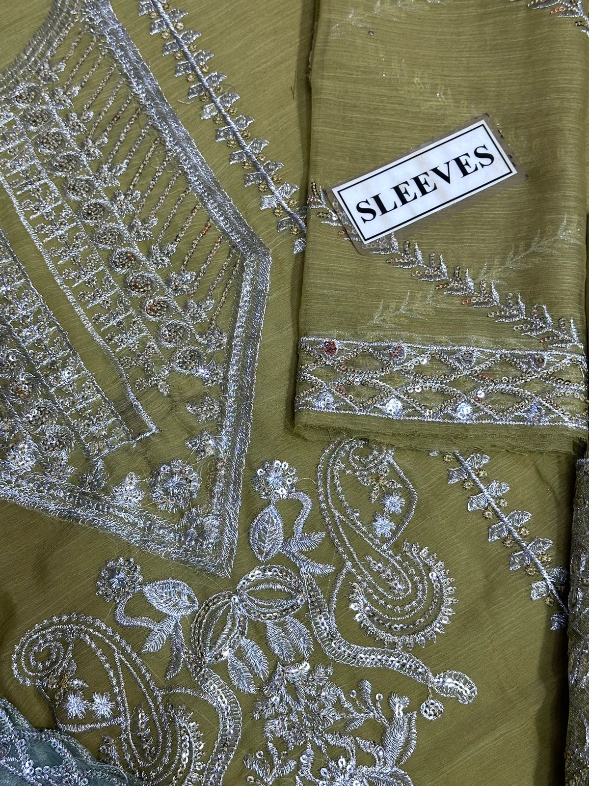 ASIM JOFA LUXURY FORMALS EMBROIDERED CHIFFON - 3 PC UNSTITCHED