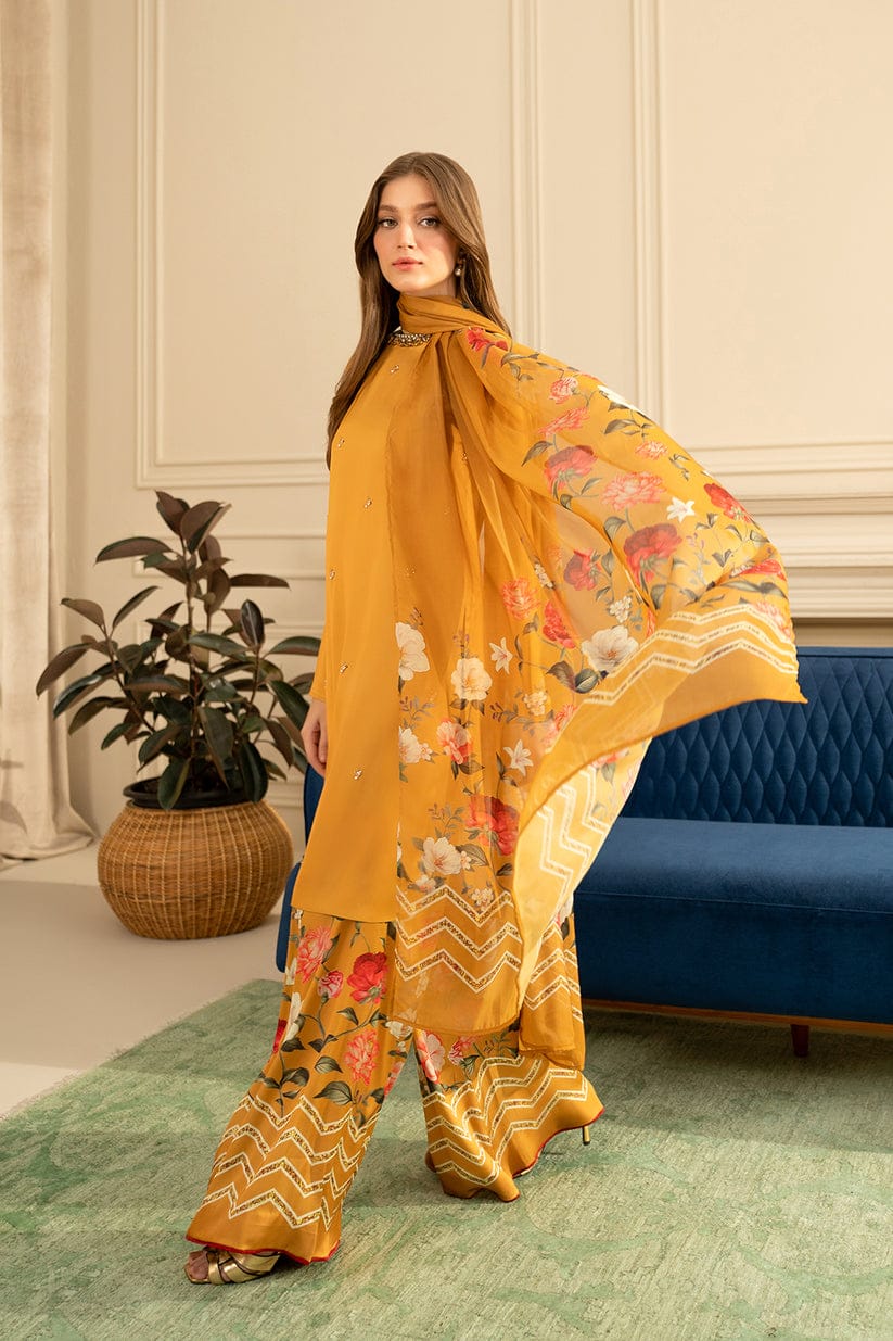 LULUSAR LUXURY DIGITAL PRINTED SILK - 3 PC UNSTITCHED