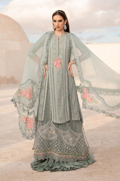 MARIA B LUXURY CHIKANKARI EMBROIDERED LAWN - 3 PC UNSTITCHED