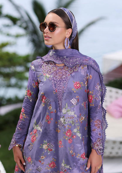 NOOR BY SADIA ASAD LUXURY EMBROIDERED LAWN - 3 PC UNSTITCHED