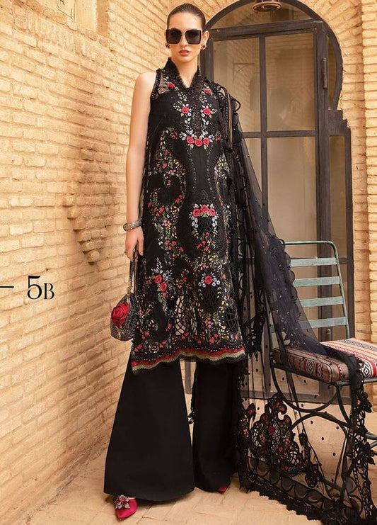 MARIA B LUXURY EMBROIDERED ORGANZA - 3 PC UNSTITCHED