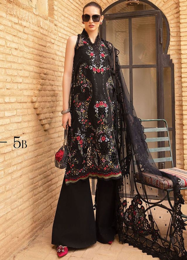 MARIA B LUXURY EMBROIDERED ORGANZA - 3 PC UNSTITCHED
