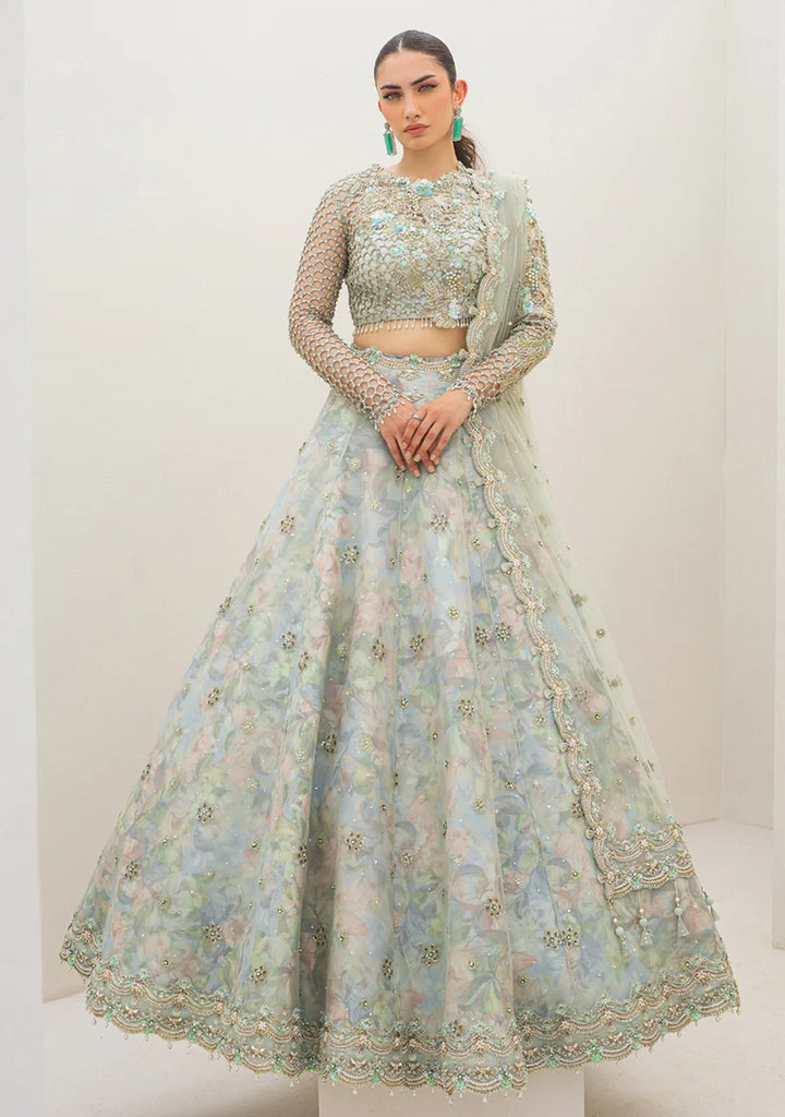QALAMKAR LUXURY EMBROIDERED NET MAXI - 3 PC UNSTITCHED