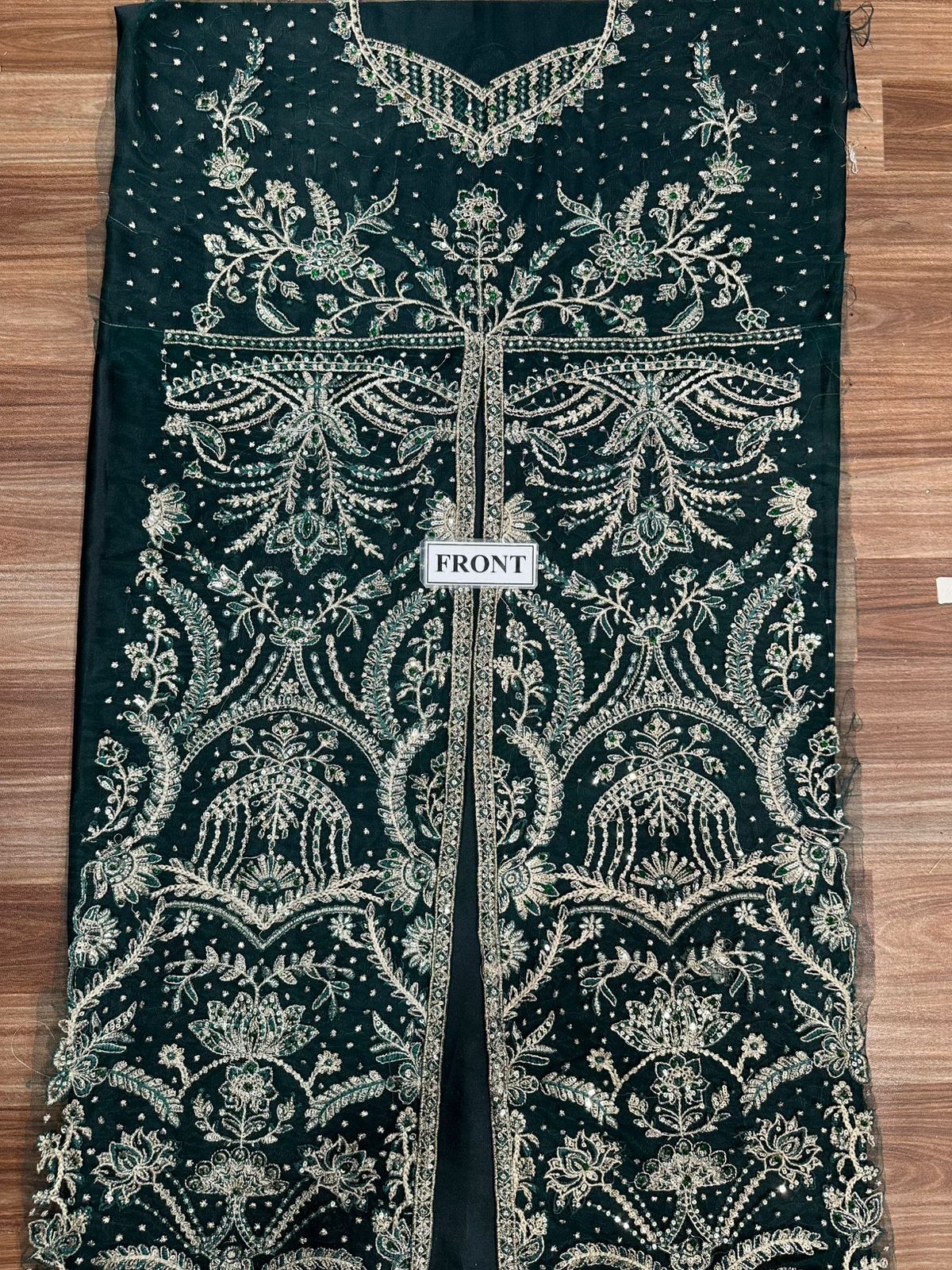 FARASHA LUXURY EMBROIDERED NET - 3 PC UNSTITCHED