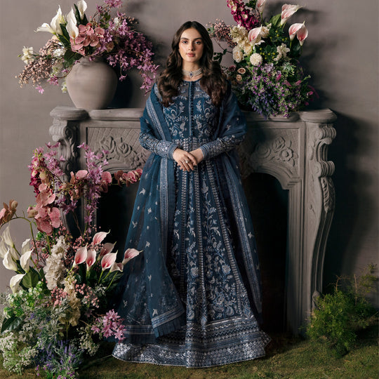 AFROZEH LUXURY EMBROIDERED ORGANZA - 3 PC UNSTITCHED
