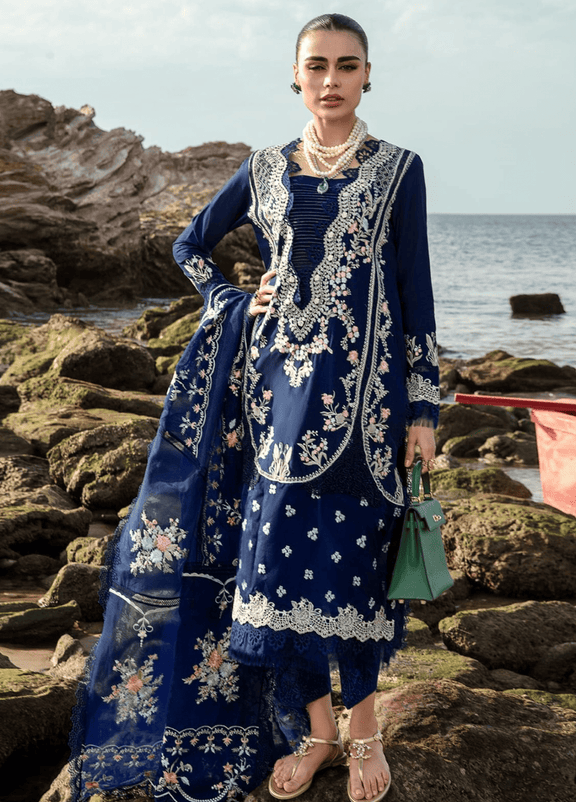 CRIMSON X SAIRA SHAKIRA LUXURY EMBROIDERED LAWN - 3 PC UNSTITCHED