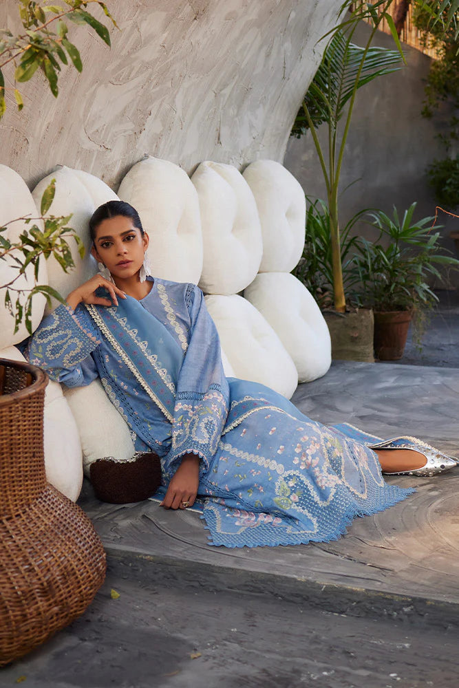 SUFFUSE BY SANA YASIR LUXURY EMBROIDERED LAWN - 3 PC UNSTITCHED