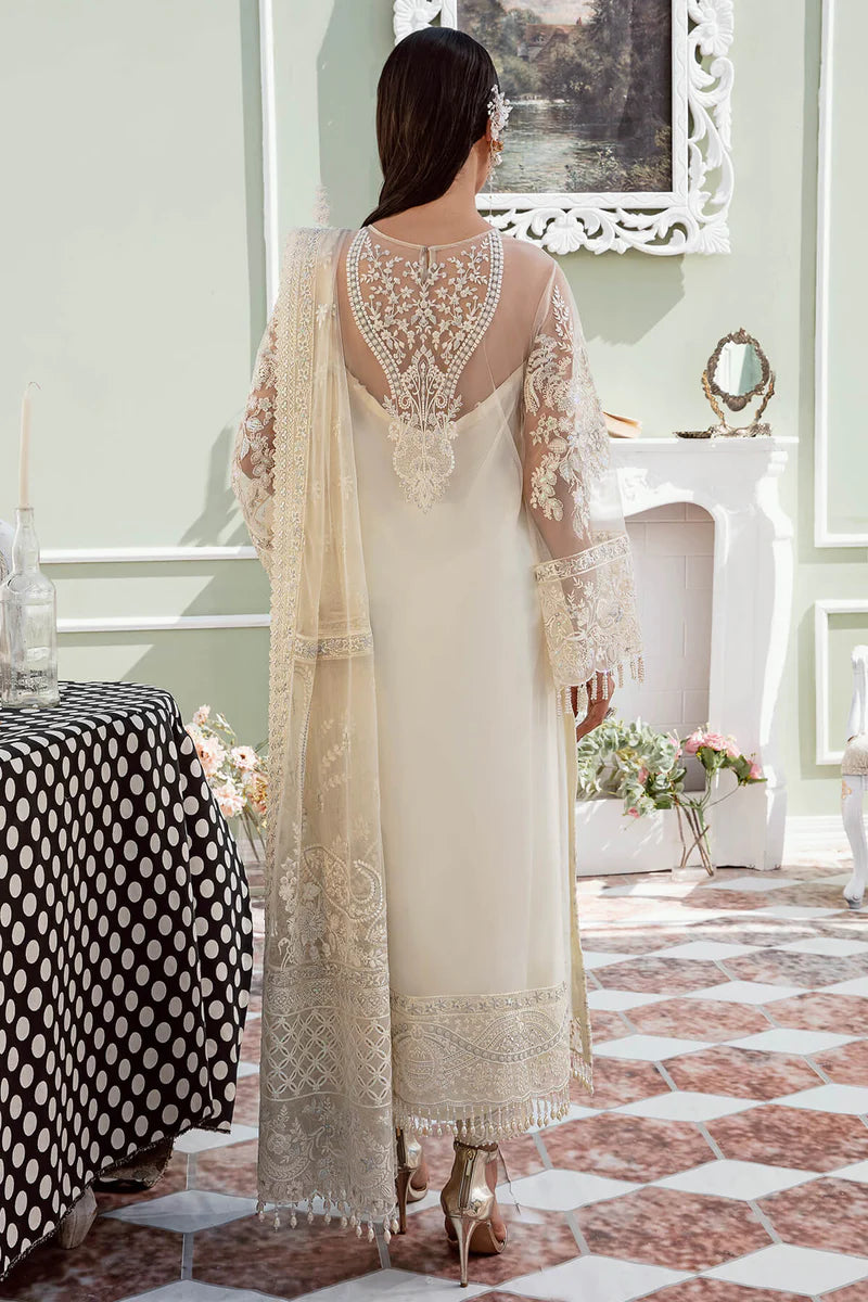 IMROZIA LUXURY WEDDING EMBROIDERED SEMI PURE CHIFFON - 3 PC UNSTITCHED