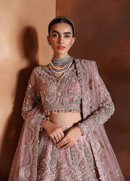 GULAAL LUXURY WEDDING EMBROIDERED NET MAXI - 3 PC UNSTITCHED