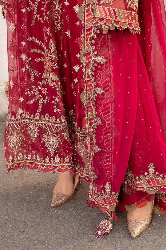 MARIA B LUXURY EMBROIDERED CHIFFON - 3 PC UNSTITCHED