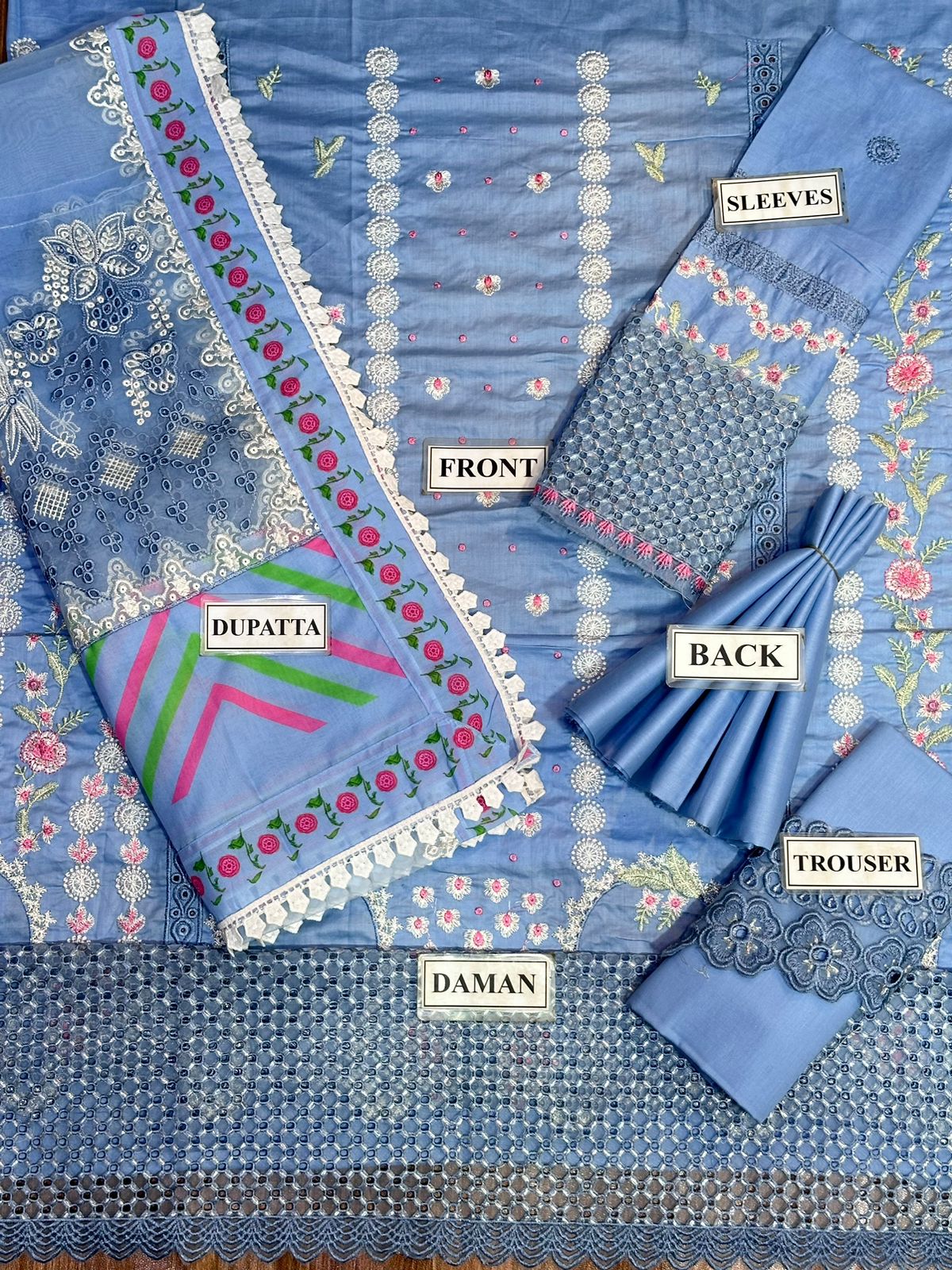 SUFFUSE BY SANA YASIR LUXURY EMBROIDERED LAWN - 3 PC UNSTITCHED