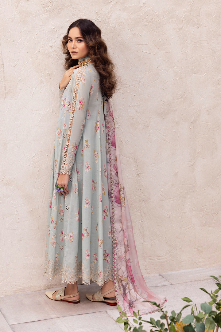 IZNIK LUXURY CHIKANKARI EMBROIDERED LAWN - 3 PC UNSTITCHED