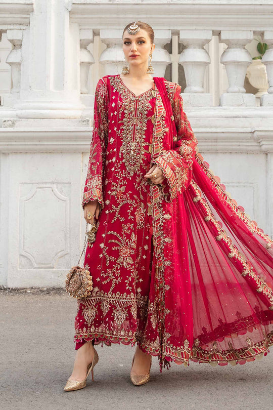 MARIA B LUXURY EMBROIDERED CHIFFON - 3 PC UNSTITCHED