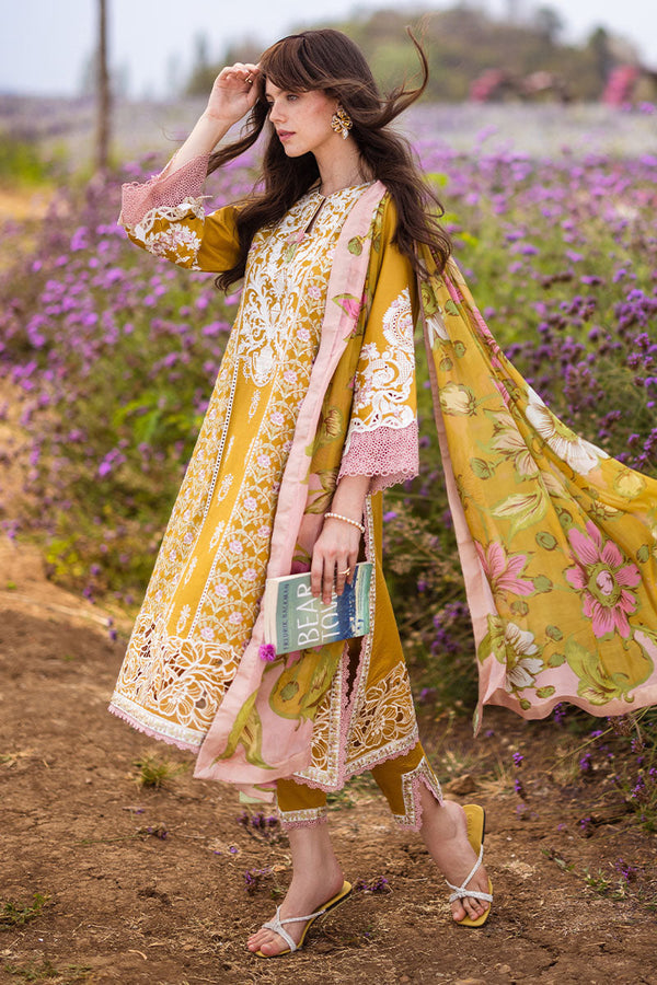 MUSHQ LUXURY CHIKANKARI EMBROIDERED LAWN - 3 PC UNSTITCHED