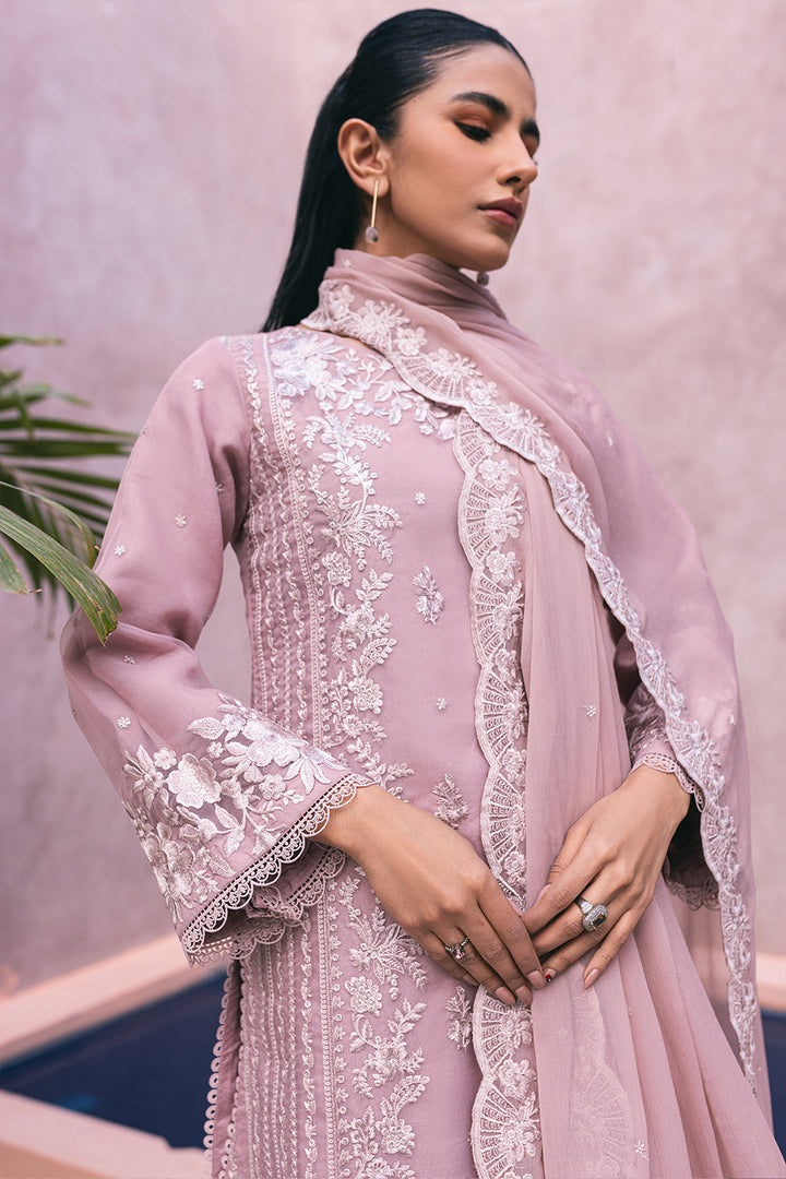 AZURE LUXURY WEDDING EMBROIDERED CHIFFON - 3 PC UNSTITCHED