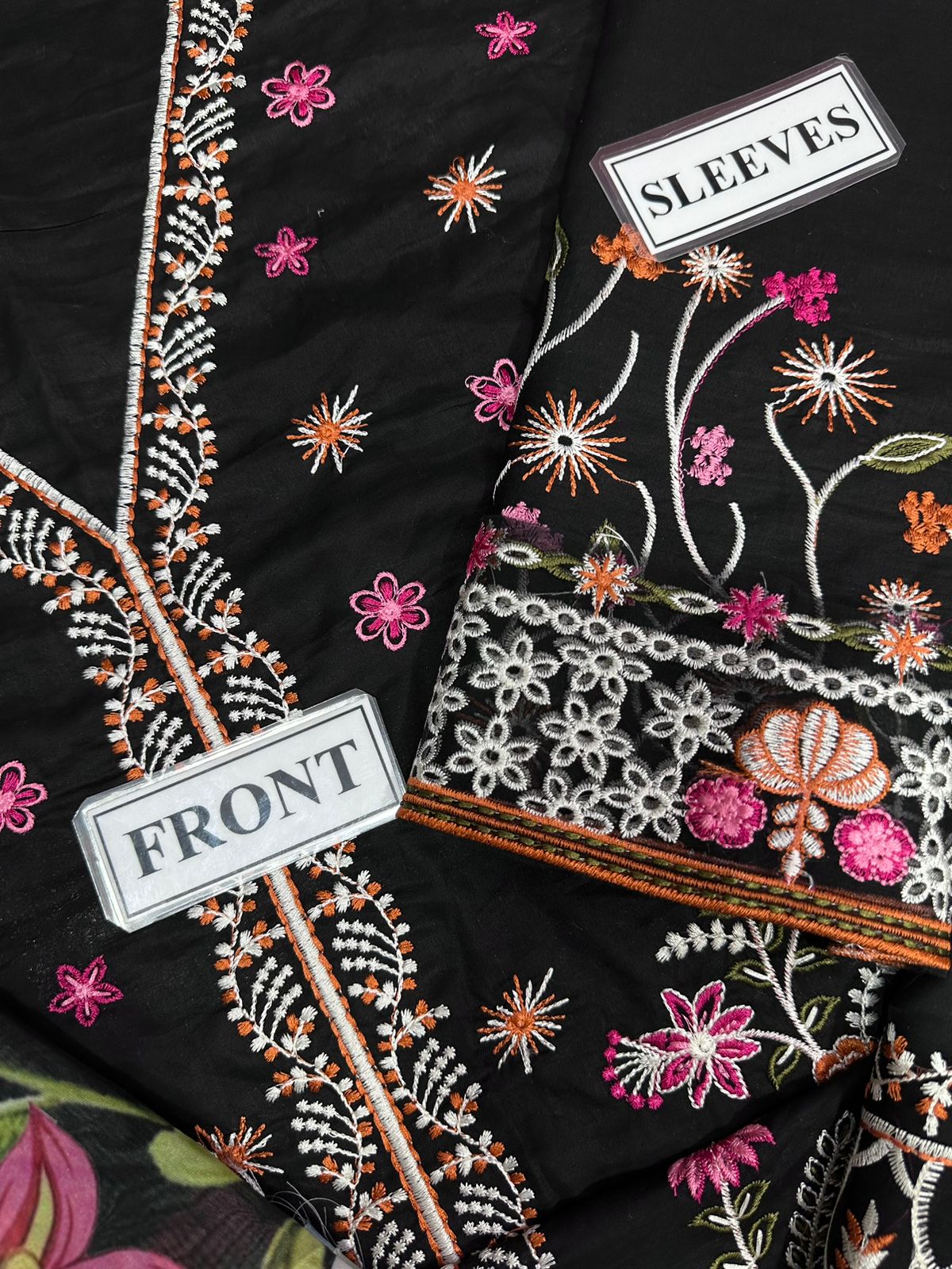 FAIZA SAQLAIN LUXURY EMBROIDERED LAWN - 3 PC UNSTITCHED